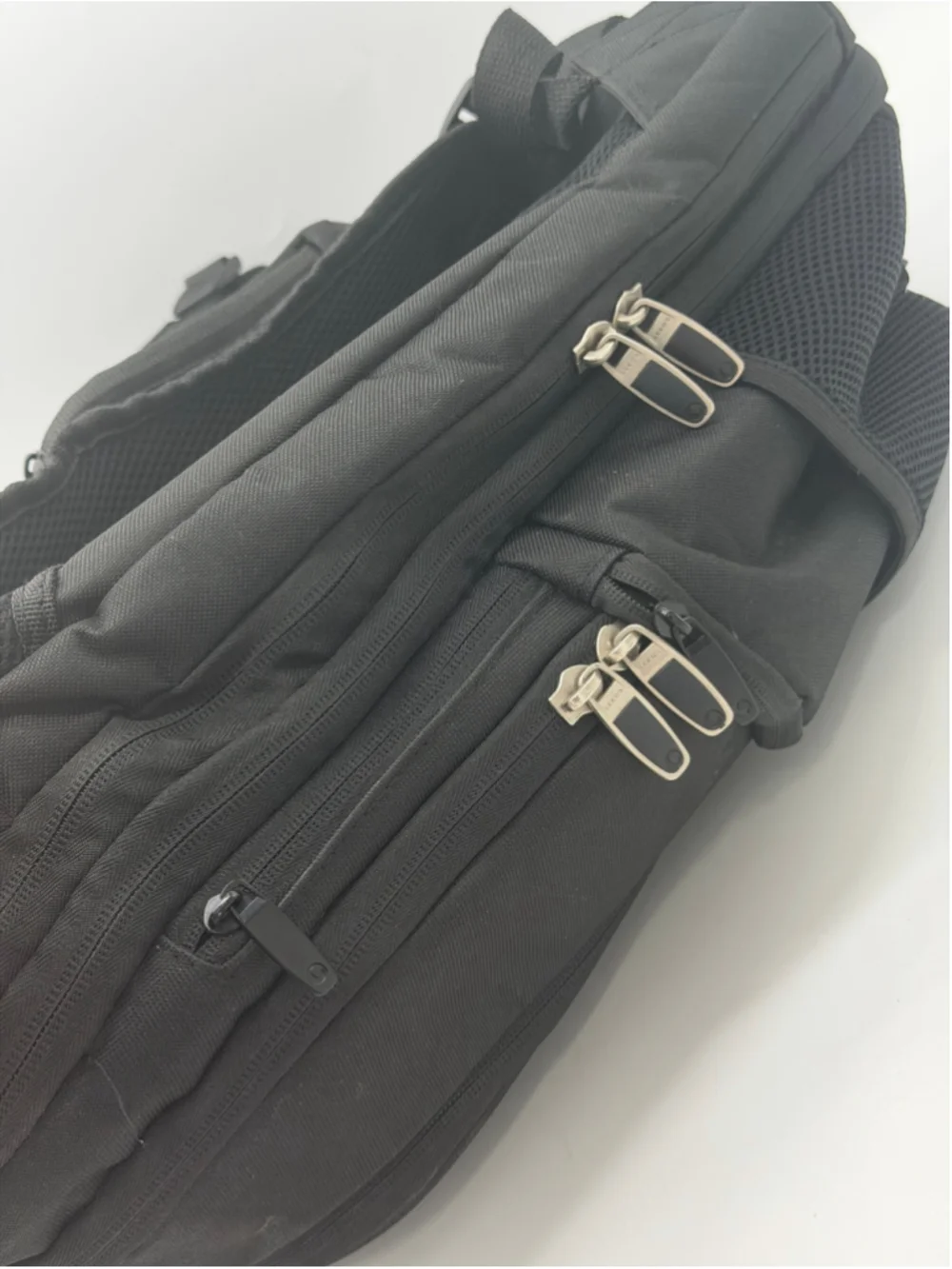 Apple Logo Black Backpack Large